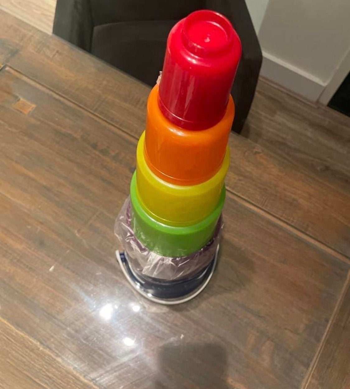 Tupperware Stapeltoren Speelgoed - Kleurrijk & Educatief, Kinderen en Baby's, Ophalen of Verzenden, Nieuw, Overige typen