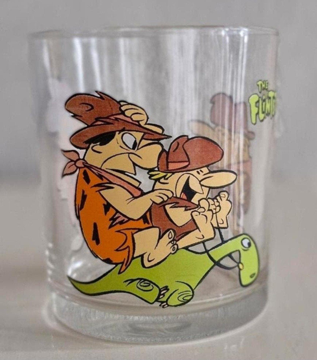 Glas Penotti The Flinstones, Ophalen of Verzenden, Zo goed als nieuw, Gebruiksvoorwerp