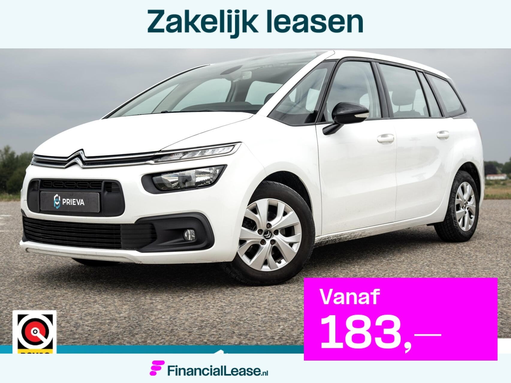 Citroën C4 SpaceTourer 1.2 PureTech Cool | 2021 | Navigatie, Stof, Gebruikt, Zwart, 129 pk