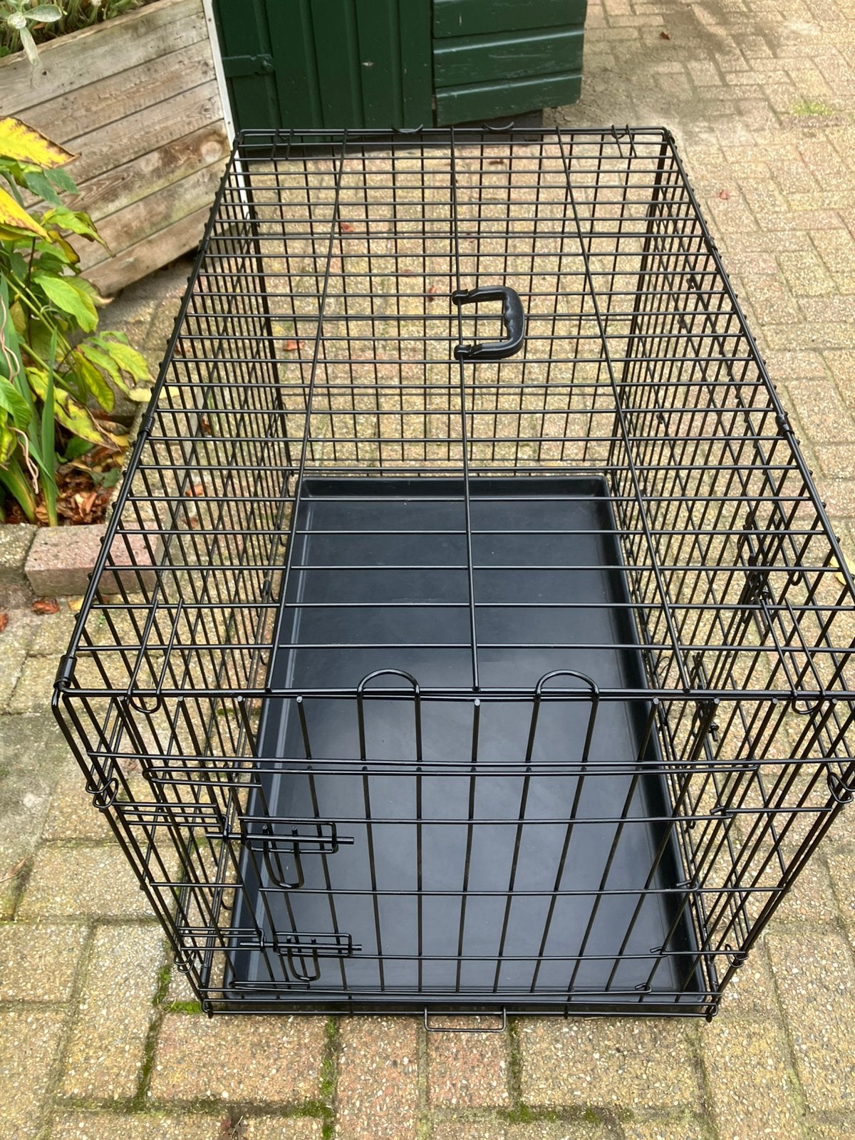 bench met 2 deuren ,hij is 92cm lang ,58cm breed,65cm hoog ., Ophalen, Zo goed als nieuw