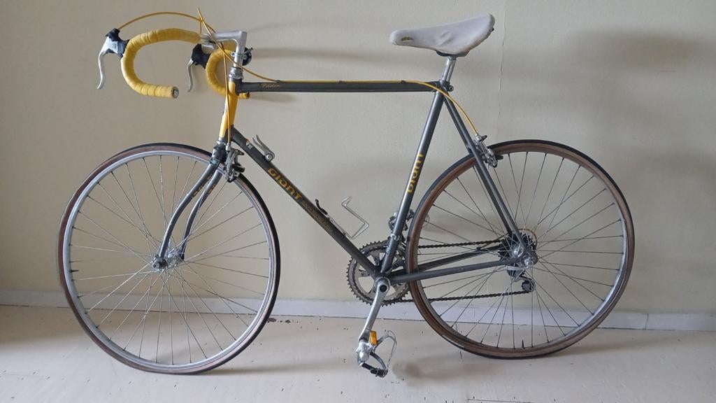 Vintage Giant Peloton racefiets - opknapper of onderdelen, Overige merken, Gebruikt, Ophalen of Verzenden, 57 tot 61 cm
