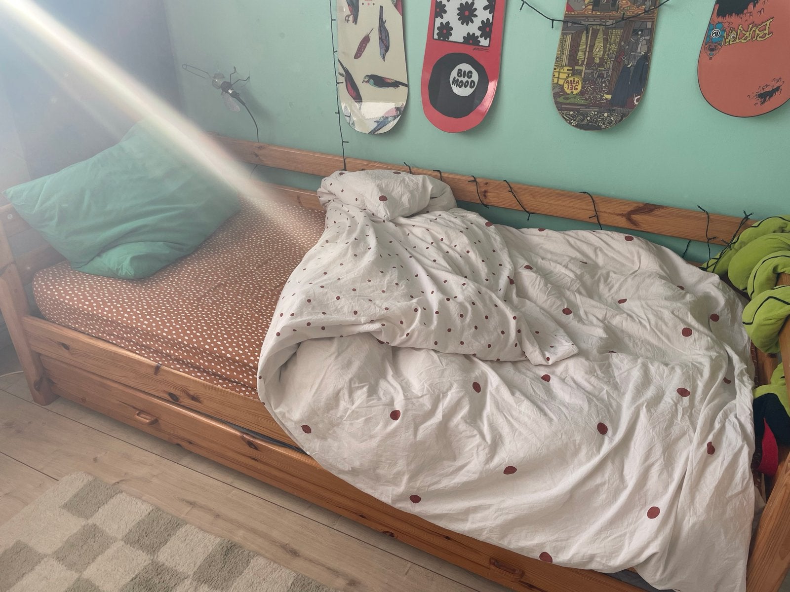 Flexa bedden (3x) met 2x onderschuifbed en stapelbed optie, Ophalen, Gebruikt, 90 cm, Eenpersoons