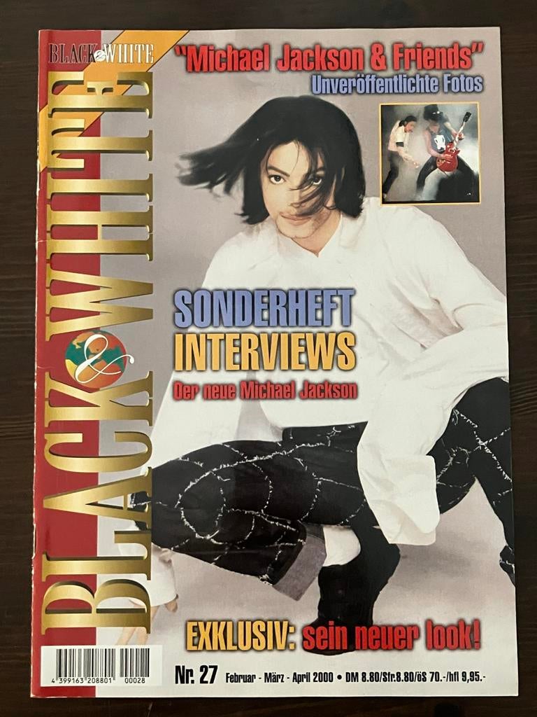 Michael Jackson Black & White Magazine Nr. 27 (2000), Ophalen of Verzenden, Gebruikt, Boek, Tijdschrift of Artikel