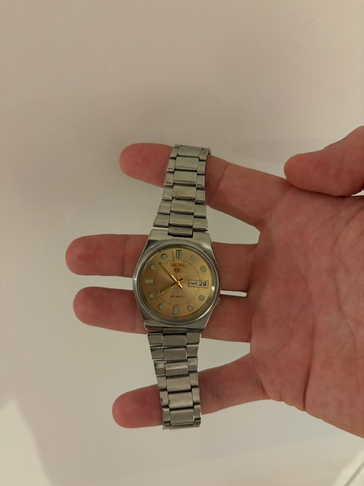 Seiko 5 horloge, Ophalen of Verzenden, Staal, Seiko, 1960 of later