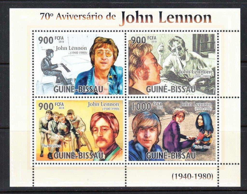 THE BEATLES = Prachtig bl. GUINE BISSAU-294-22, Verzenden, Postfris, Overige thema's