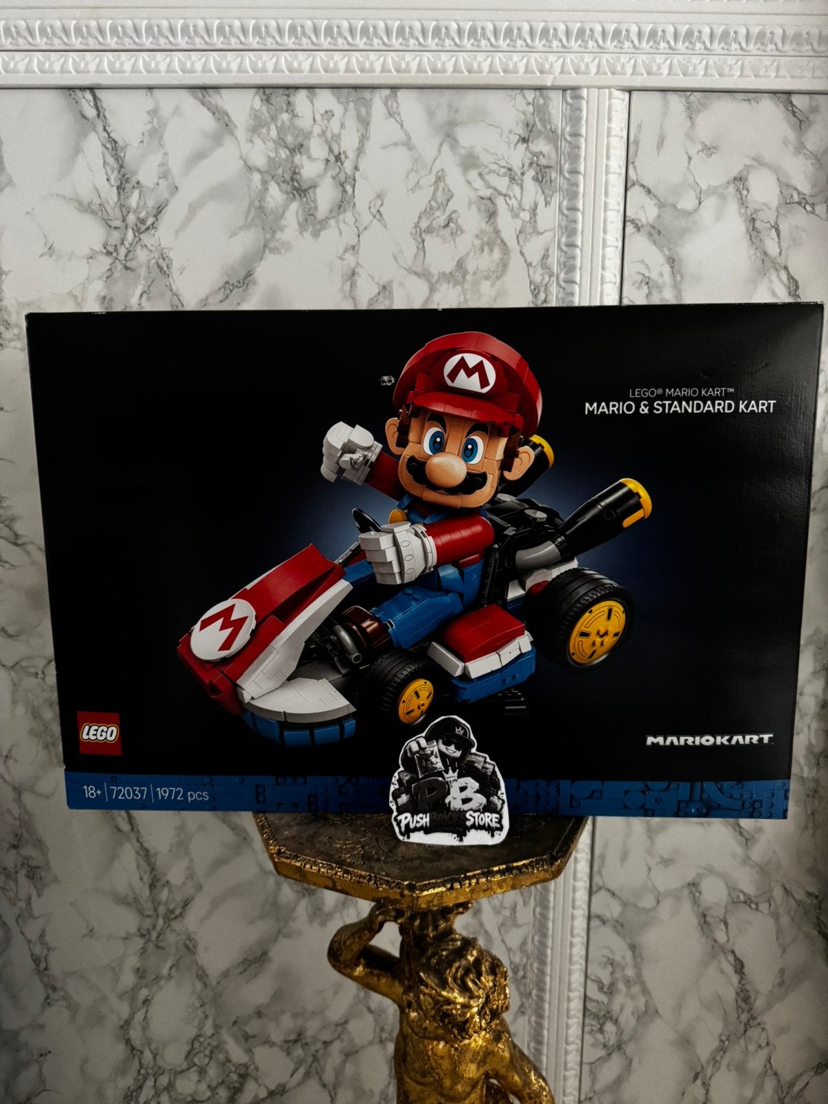 72037 LEGO Super Mario Super Mario Kart Display Figuur, Ophalen of Verzenden, Zo goed als nieuw