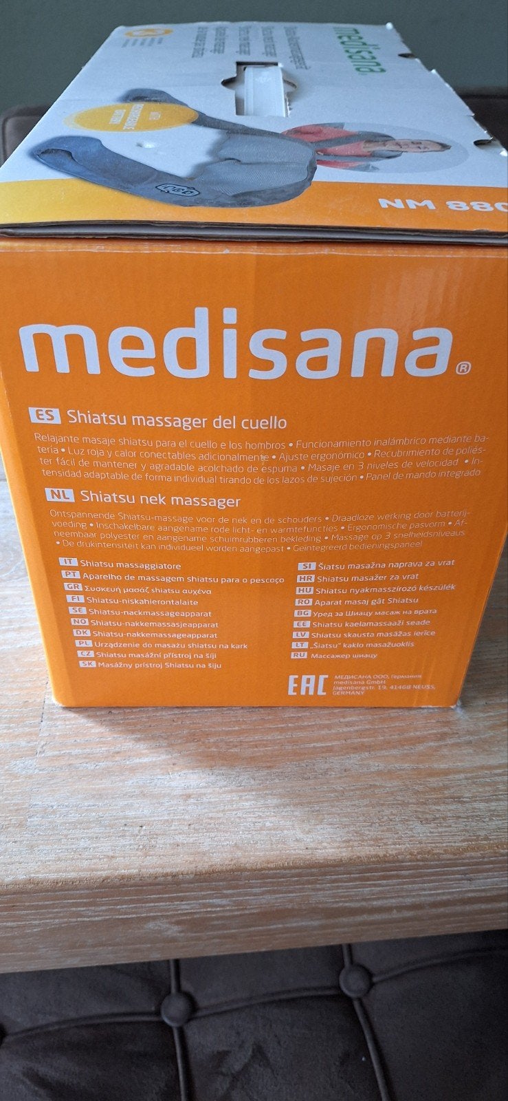 Medisana Nek massage apparaat, Sport en Fitness, Ophalen of Verzenden, Zo goed als nieuw, Apparaat