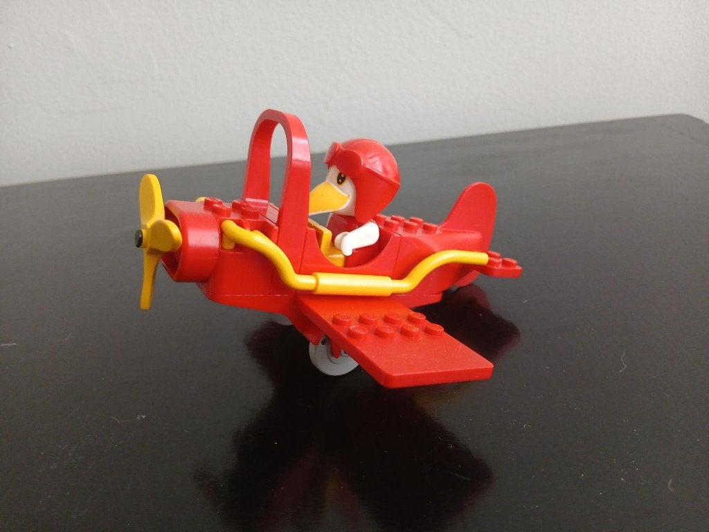 Lego set 3625 Fabuland Sany Seagulls vliegtuig, Gebruikt, Lego, Ophalen of Verzenden, Compleet