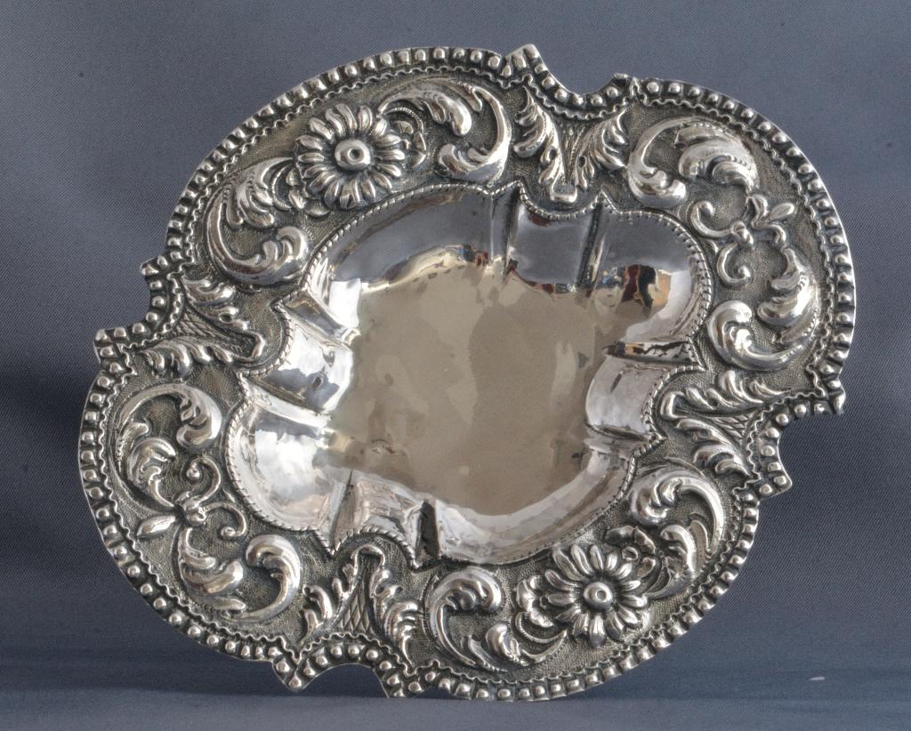 Antiek zilveren suikertafeltje, Ophalen of Verzenden, Zilver