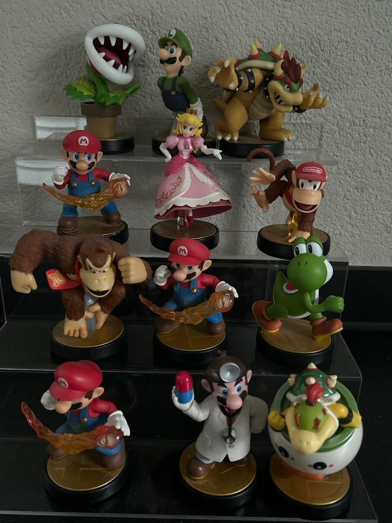 Mario amiibo collectie, Spelcomputers en Games, Avontuur en Actie, Gebruikt, 1 speler, Ophalen of Verzenden
