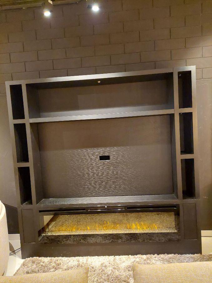 cinewall inclusief haard, tv meubel. tv kast,, Huis en Inrichting, Haarden, Ophalen of Verzenden, Nieuw, Inzethaard, Elektrische haard