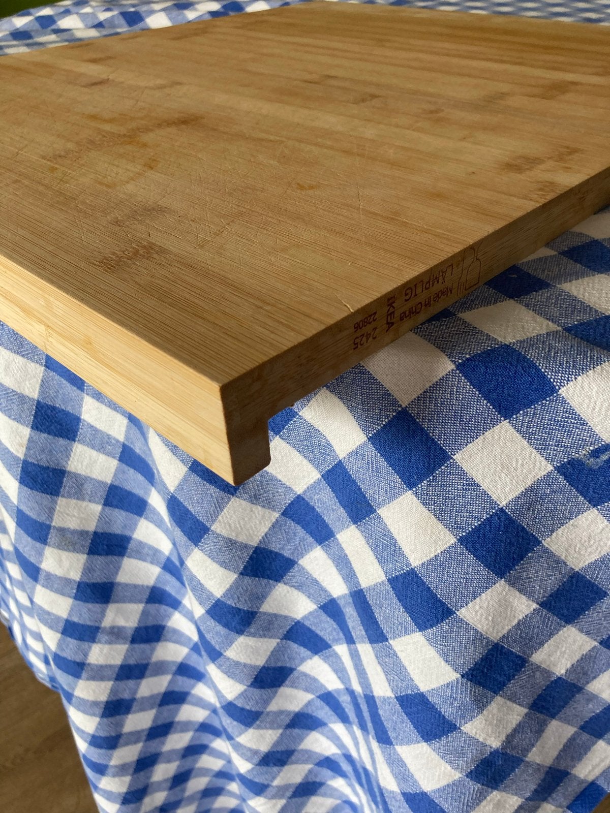IKEA LAMPLIG Snijplank Bamboe - Zo goed als nieuw, Ophalen, Rond, 50 tot 100 cm, Zo goed als nieuw