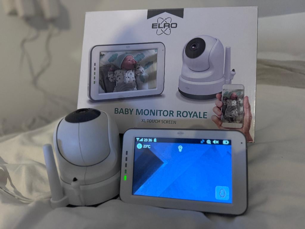 ELRO BC3000 Babyfoon met camera en touchscreen monitor ZGAN, Kinderen en Baby's, Babyfoons, Ophalen of Verzenden, Zo goed als nieuw