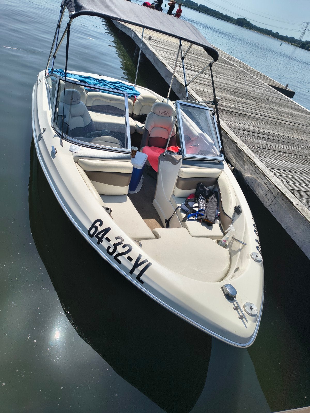 Tahoe Q3 Speedboot te koop met trailer en afdekzeil., Overige merken, Gebruikt, Binnenboordmotor, Tot 1.00 meter