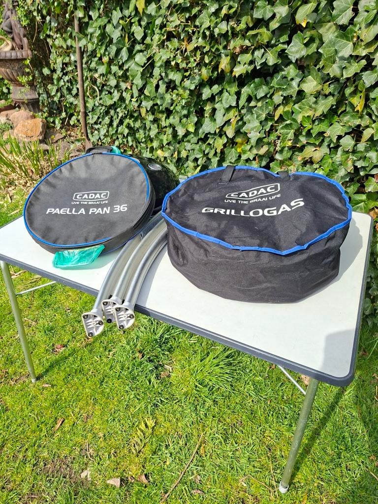 Cadac Grillo Chef 40 Combo gasbarbeque  en Cadac Paellapan, Ophalen, Gebruikt, Cadac, Met accessoires