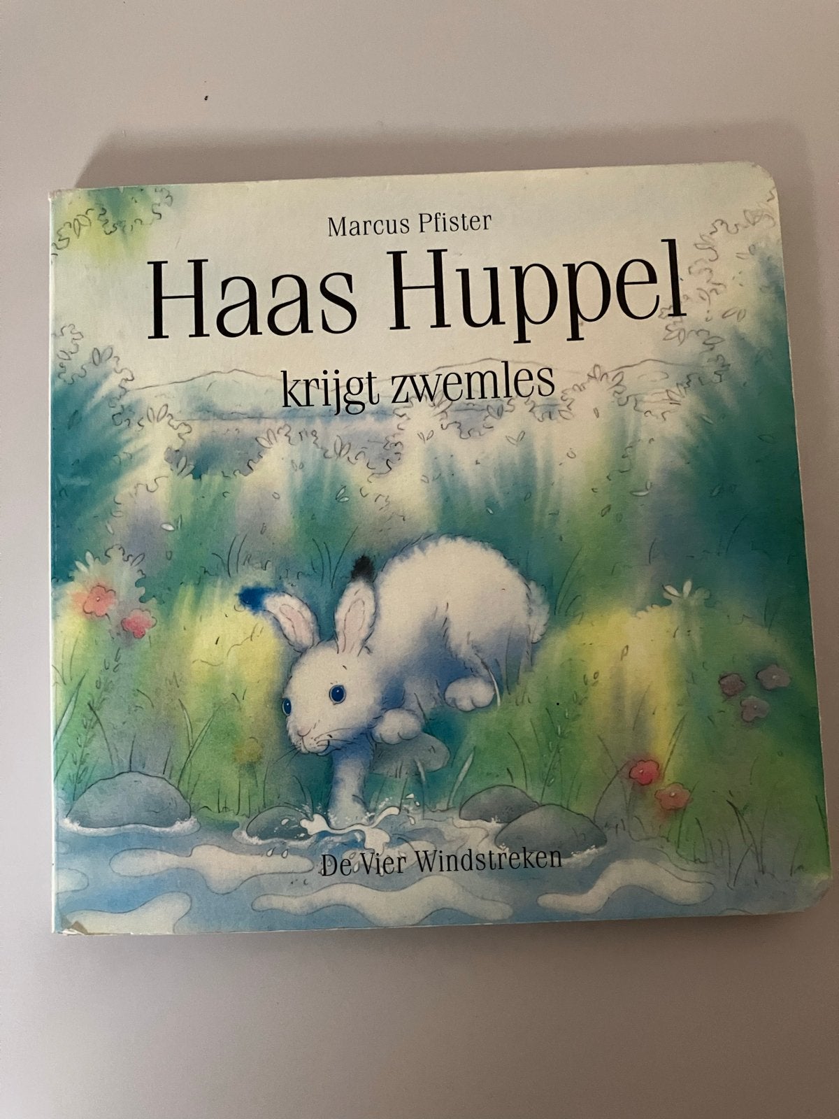 Kinder boek Haas Huppel krijgt zwemles - Gouden boekje, Gelezen, Fictie algemeen, Jongen of Meisje, 4 jaar