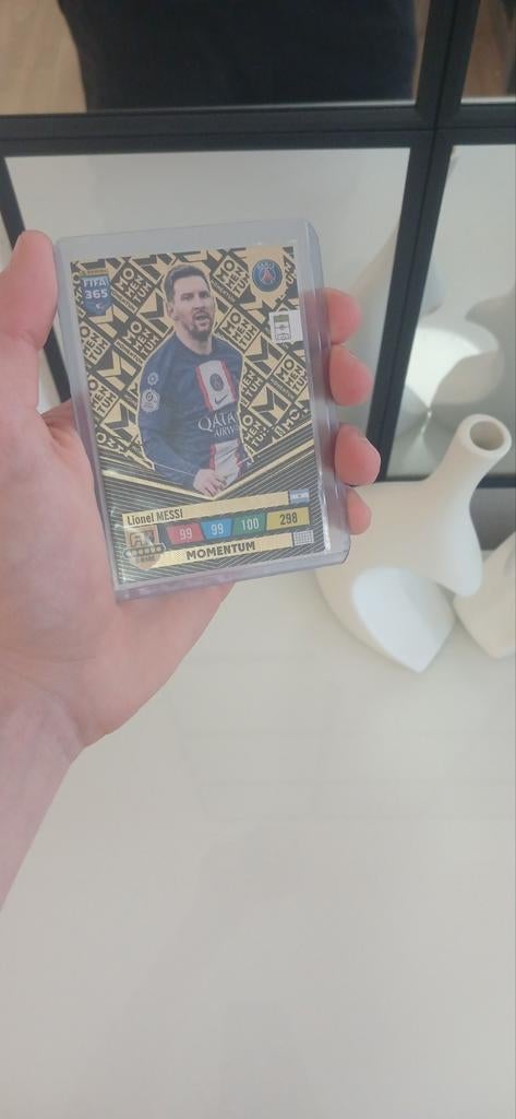 panini fifa 365 momentum messi, Ophalen of Verzenden, Zo goed als nieuw, Plaatje