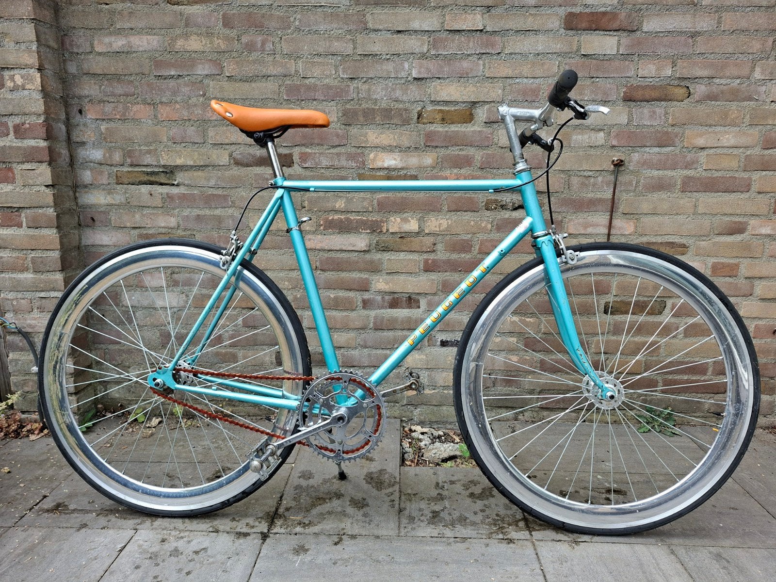 Peugeot vintage racefiets (57cm), Minder dan 10 versnellingen, Gebruikt, 53 tot 57 cm, Ophalen