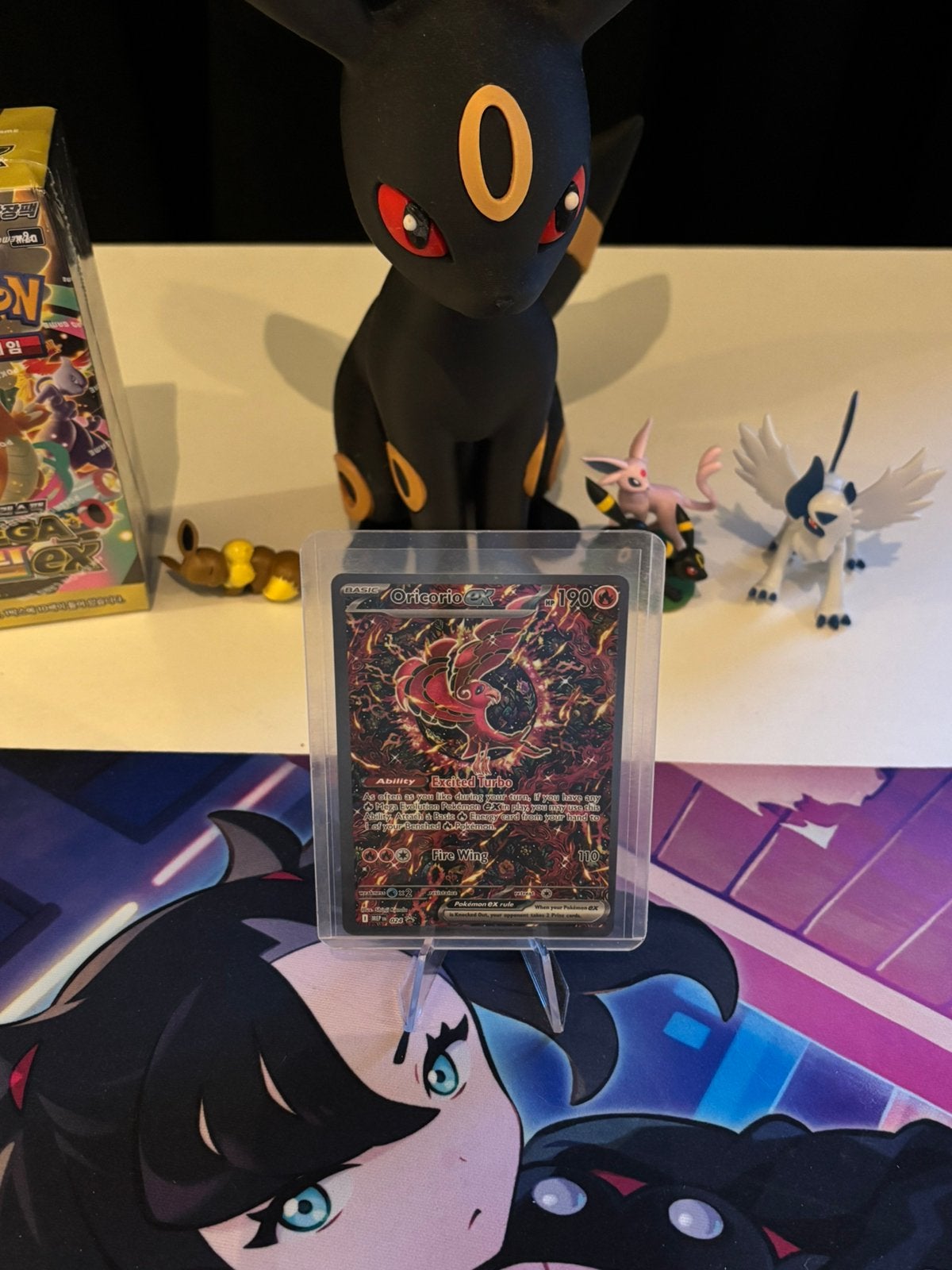 Oricorio EX 24 promo pokemon kaart, Ophalen of Verzenden, Zo goed als nieuw