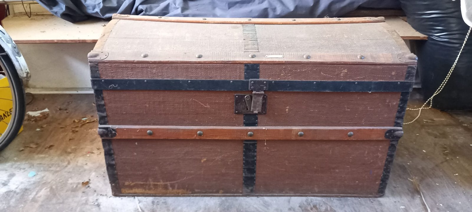 Hutkoffer, Ophalen, Zo goed als nieuw, Minder dan 50 cm