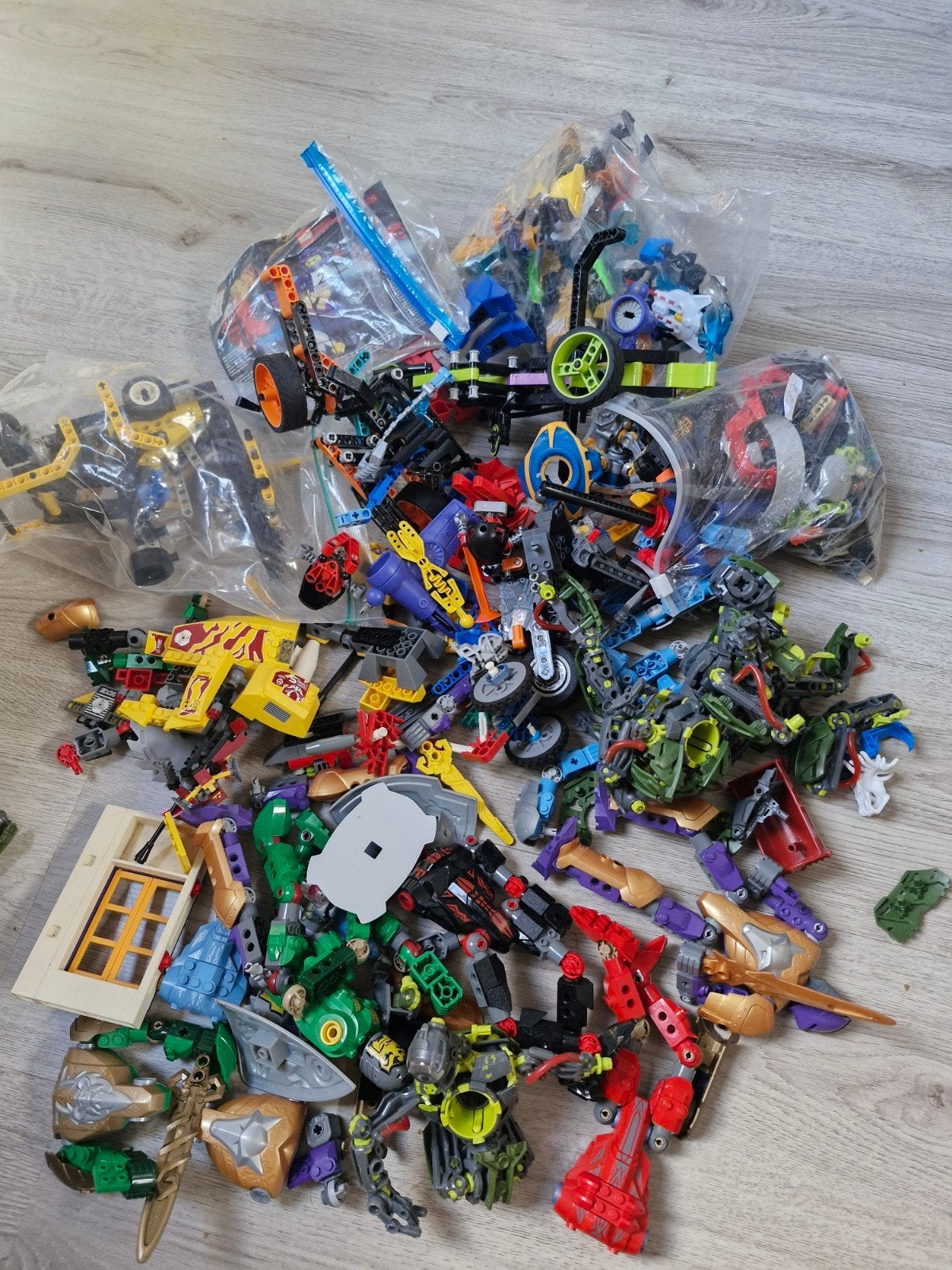 grote partij speelgoed transformers lego knights kingdom, Ophalen of Verzenden