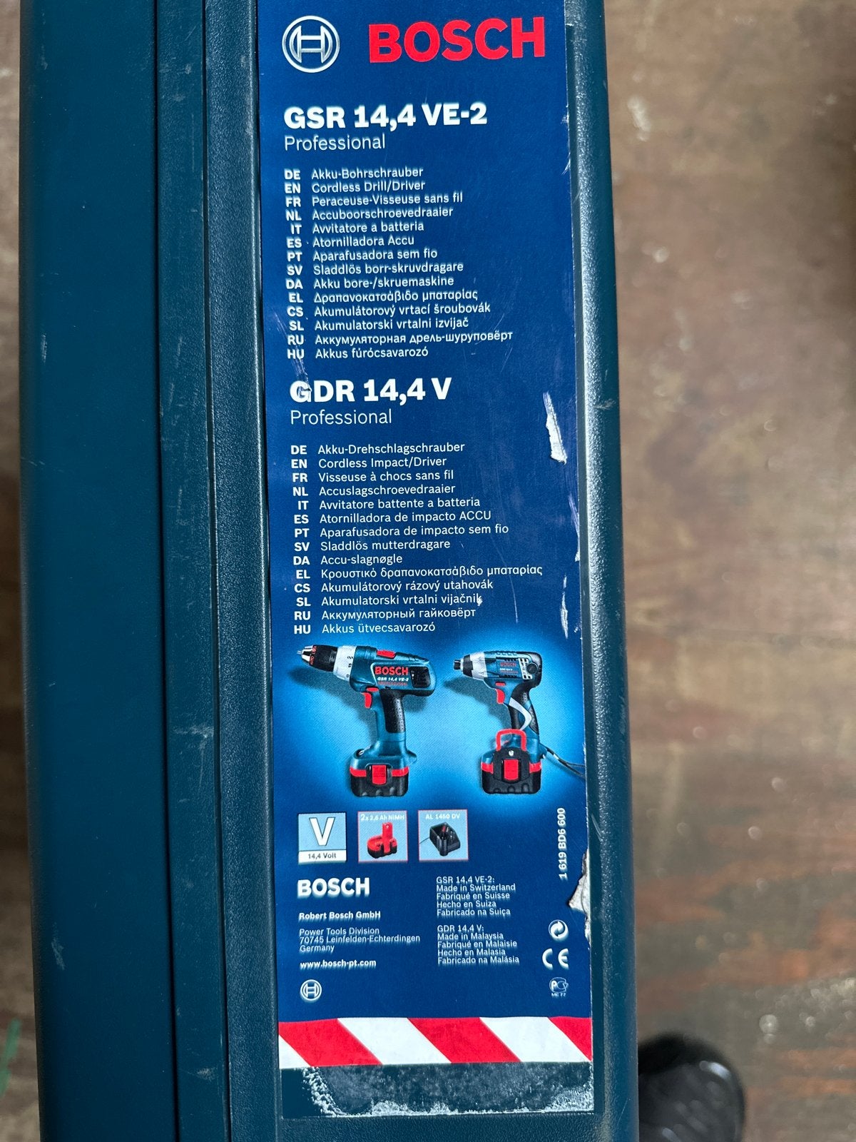 Bosch GSR 14,4 VE-2 Professional Boor- en Schroefmachine, Ophalen of Verzenden, Nieuw, Boor- en Schroefmachine, Variabele snelheid