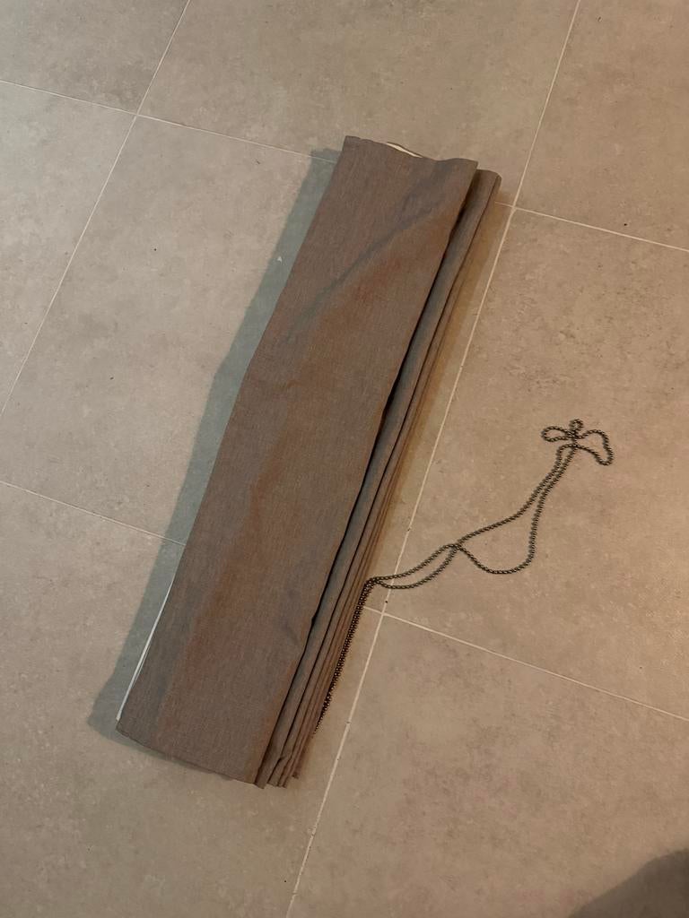 4x Vouwgordijnen - 3x 85x140cm, 1x 85x215cm, Huis en Inrichting, Ophalen, Bruin, 200 cm of meer, 50 tot 100 cm