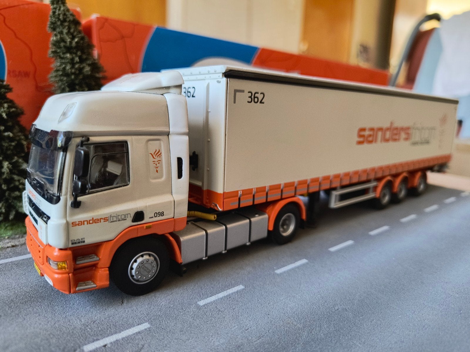 Wsi Daf Sanders Fritom, Ophalen of Verzenden, Zo goed als nieuw, Bus of Vrachtwagen, Wsi