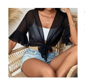 Bolero zwart XXL, Ophalen of Verzenden, Nieuw