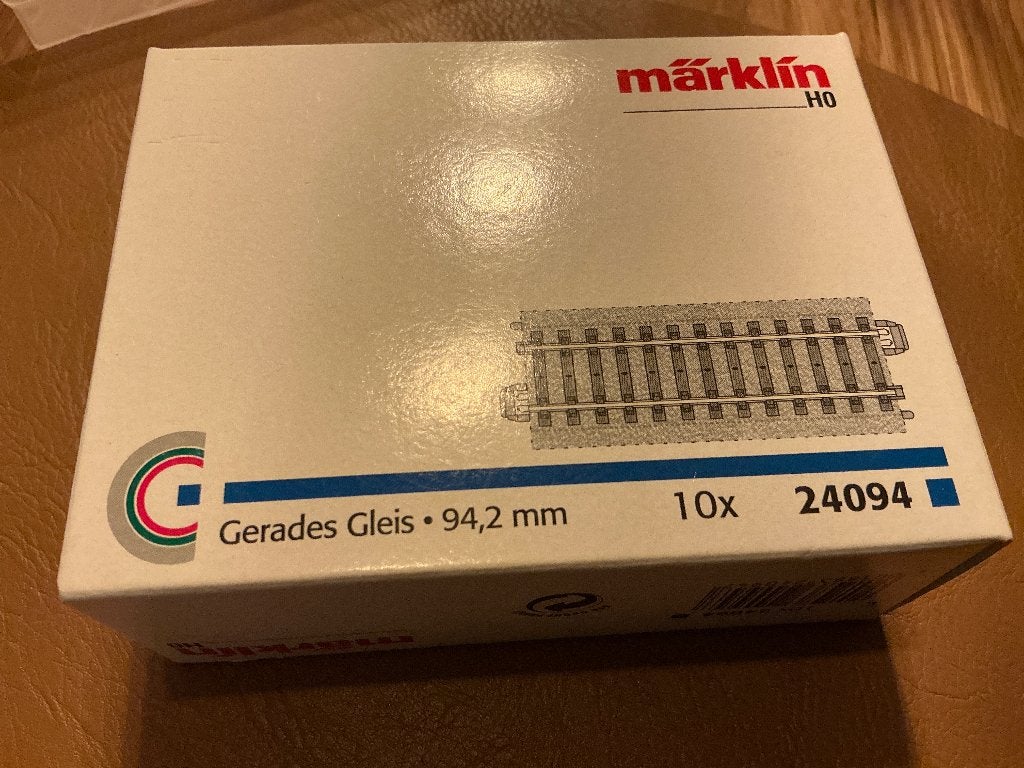 Marklin C rails 24094, Wisselstroom, Nieuw, Rails, Ophalen of Verzenden