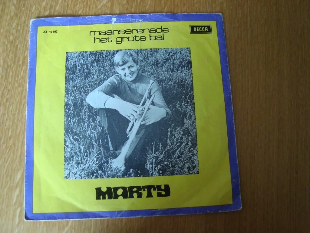 Marty - maanserenade, Ophalen of Verzenden, Zo goed als nieuw, Nederlandstalig, Single