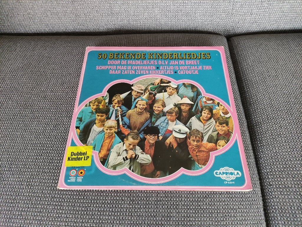 LP 50 bekende kinderliedjes door de Madeliefjes, Ophalen of Verzenden, Gebruikt, Dubbel-LP, Muziek