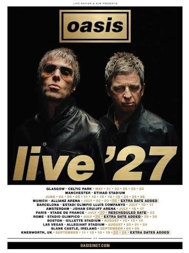 Oasis 1 zitplaats 18 juni Manchester, Tickets en Kaartjes, Eén persoon, Juni
