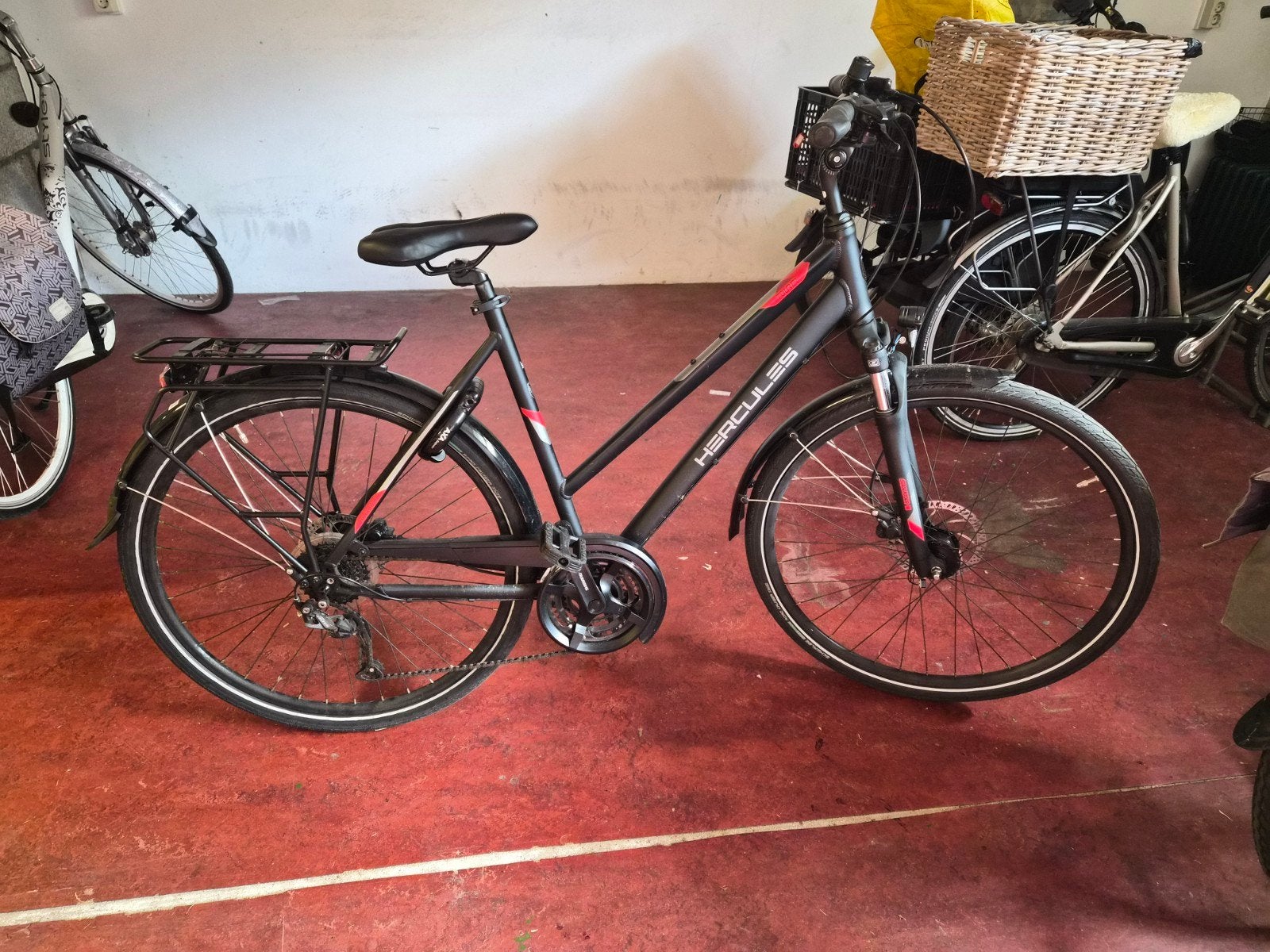 Hercules fiets - Comfortabel en betrouwbaar, Ophalen, Schijfrem, Overige merken