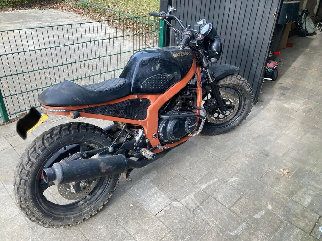 Suzuki GS500E custom build, Motoren, Ophalen, Gebruikt