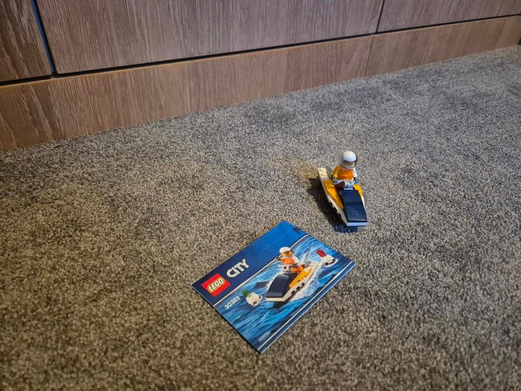 LEGO City 30363 Raceboot met minifiguur, Ophalen of Verzenden, Zo goed als nieuw, Complete set, Lego