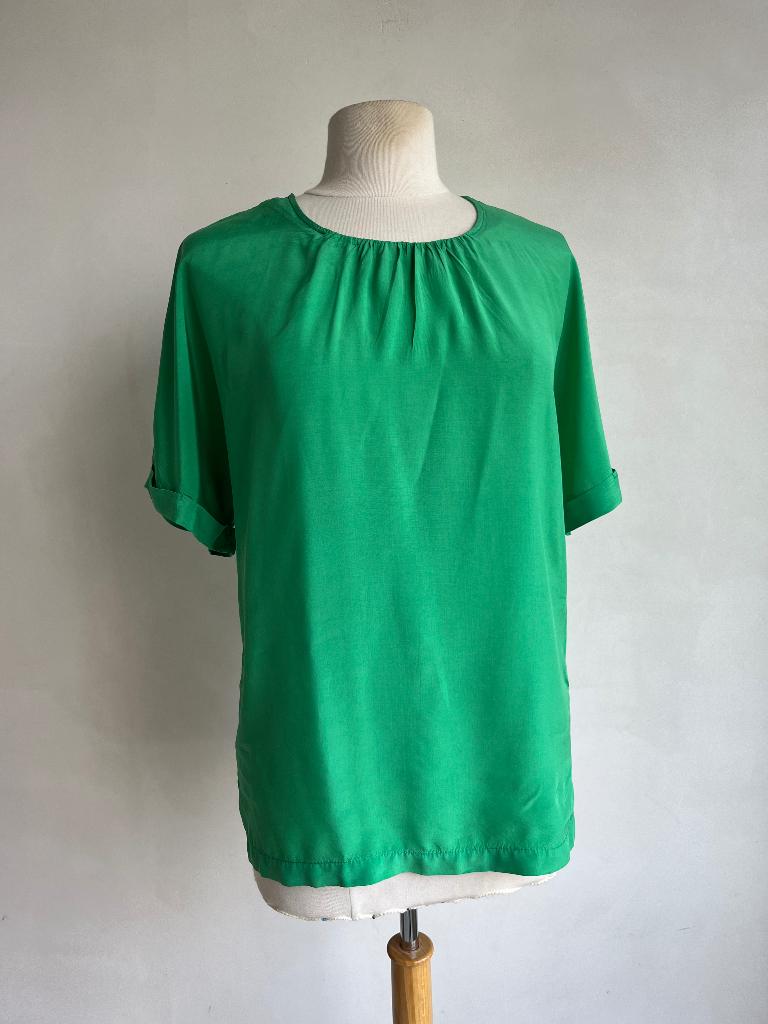 Hampton bays top maat m groen, Kleding | Dames, Verzenden, Hampton bays, Zo goed als nieuw, Korte mouw