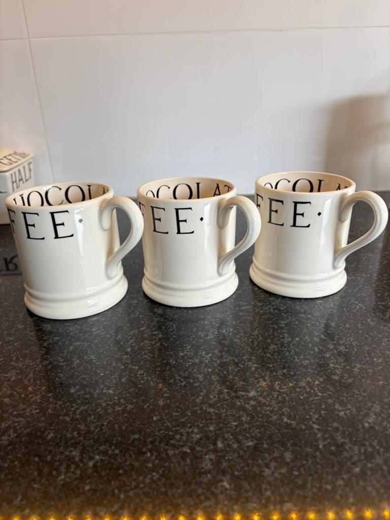 Emma Bridgewater mokken, Huis en Inrichting, Keuken | Servies, Ophalen of Verzenden, Aardewerk, Overige stijlen, Kop(pen) en/of Schotel(s)