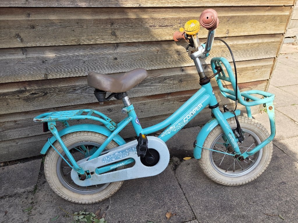 kinderfiets (Propal), Fietsen en Brommers, Ophalen, Terugtraprem, Gebruikt, Minder dan 16 inch