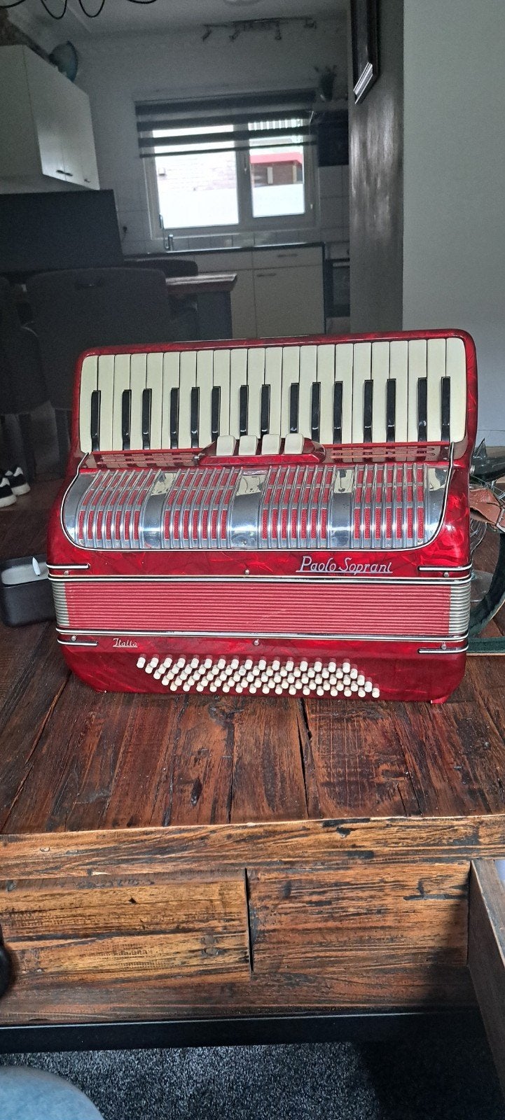 Professionele Paolo Soprani Accordeon 80 Bas - Topstaat, Muziek en Instrumenten, Accordeons, Ophalen of Verzenden, Zo goed als nieuw