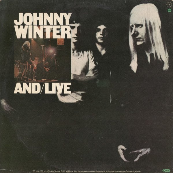 lp,Johnny Winter – And/Live, Ophalen of Verzenden, Gebruikt, 12 inch, Poprock