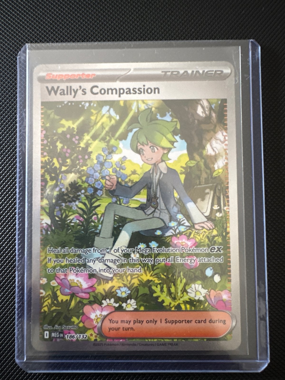 Wally's Compassion 186 MEG Mega Evolution SIR, Ophalen of Verzenden, Zo goed als nieuw, Losse kaart