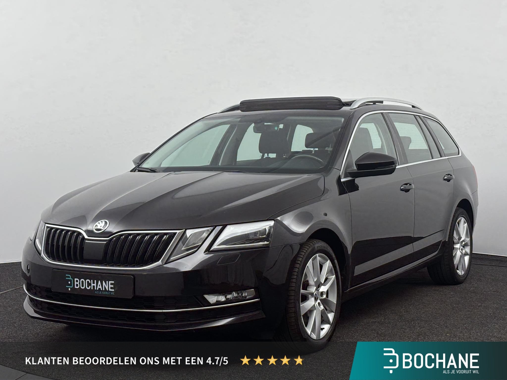 Skoda Octavia Combi 1.5 TSI 150pk DSG Greentech Style Busine, Auto's, Stof, Gebruikt, Zwart, 1500 kg