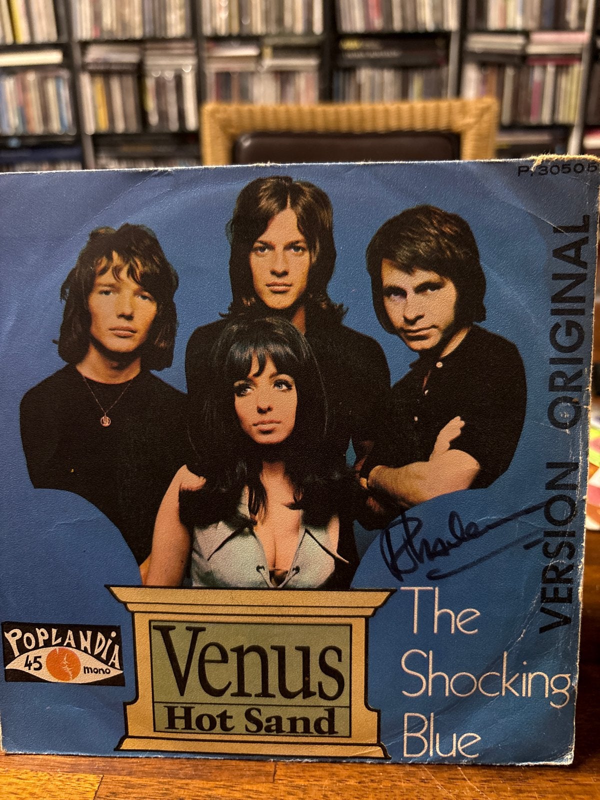 The Shocking Blue - Venus / Hot Sand (Gesigneerd), Gebruikt, Ophalen of Verzenden, EP, Poprock