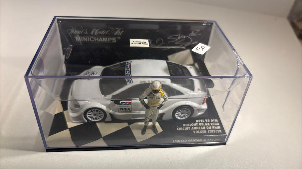Opel v8 dtm volker strycek minichamps 1.43, Auto, Ophalen of Verzenden, MiniChamps, A
