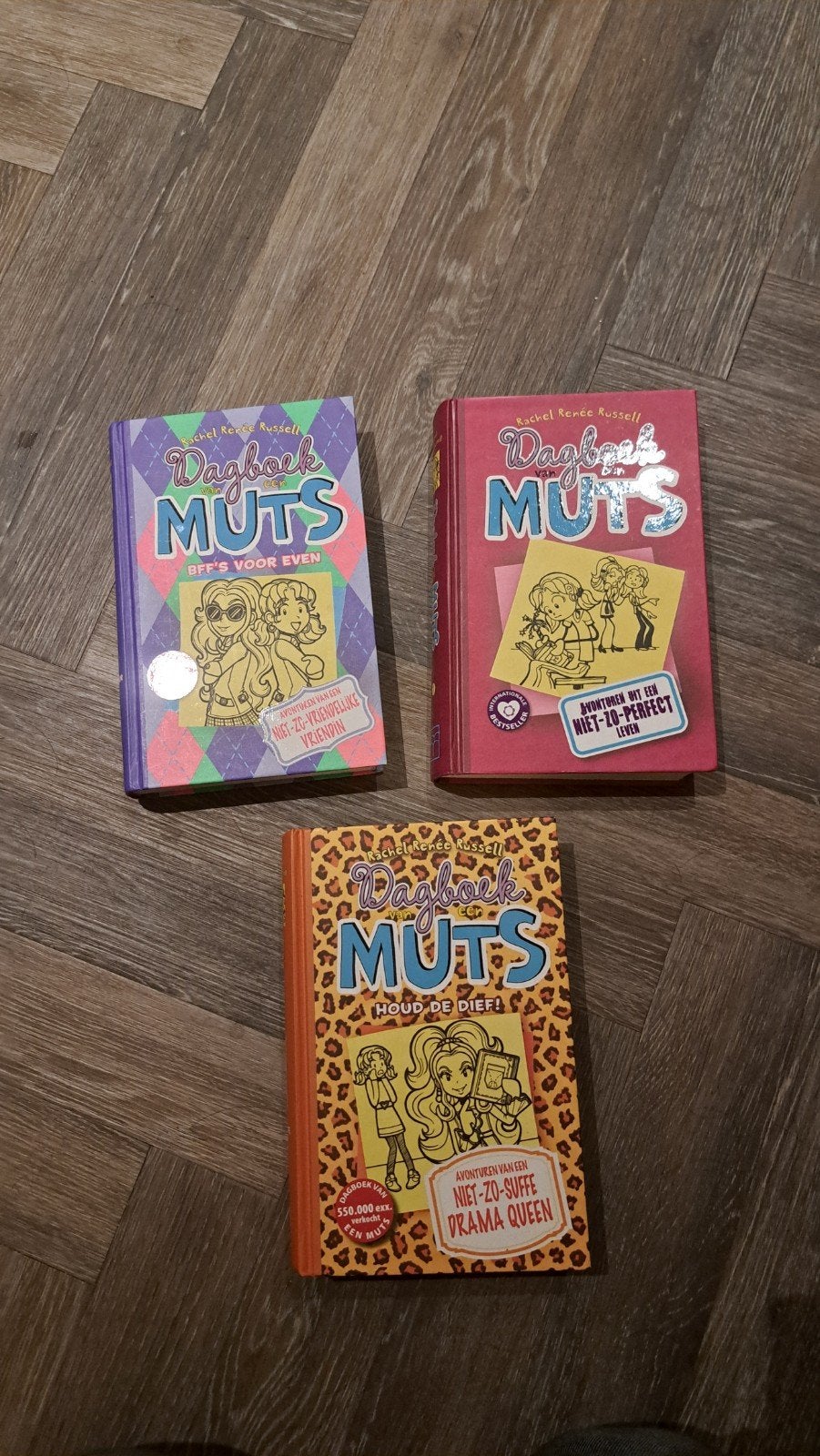 Dagboek van een Muts boeken - set van 3, Ophalen of Verzenden, Gelezen, Rachel Renée Russell, Fictie