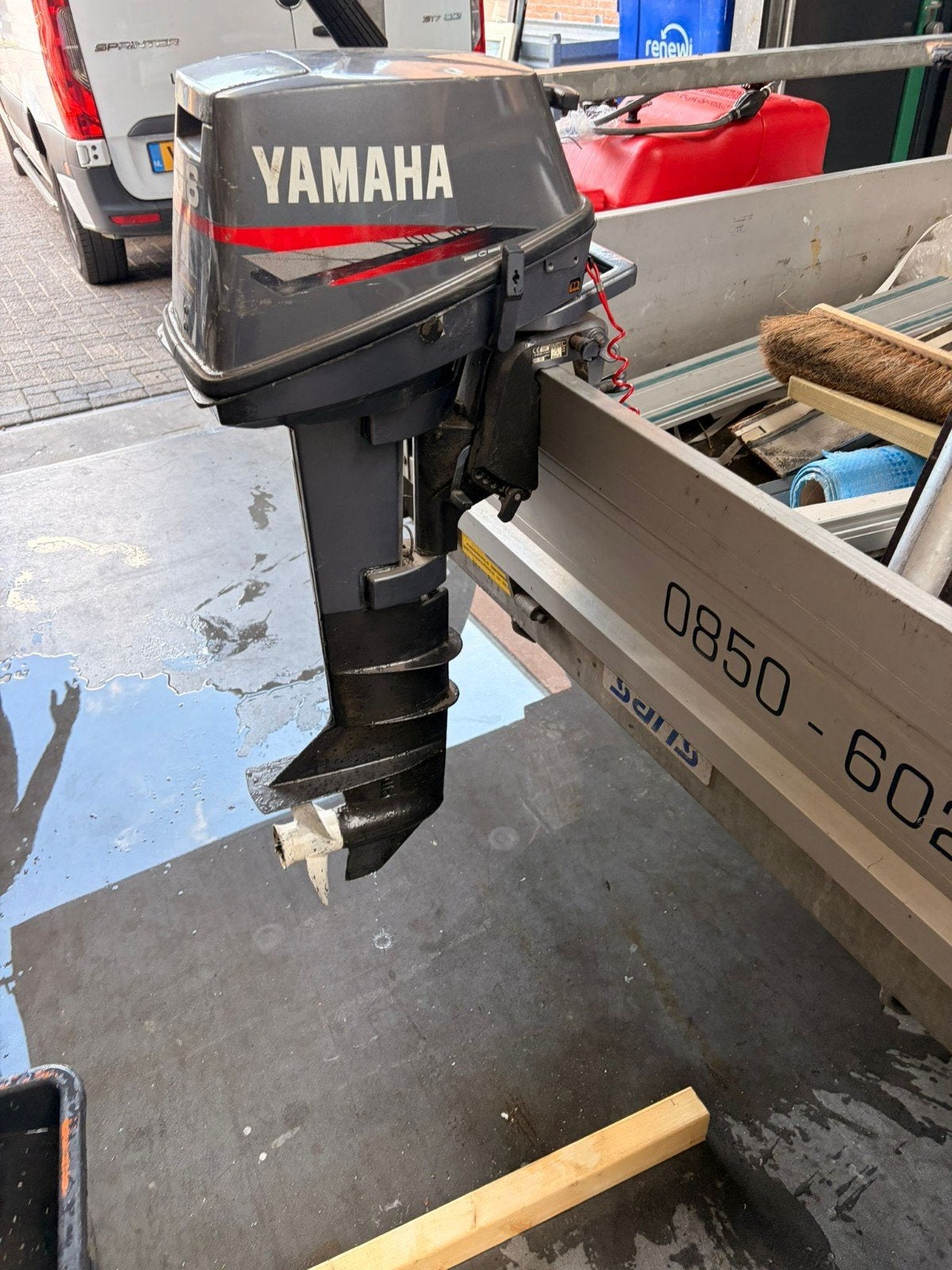 Yamaha 8pk 2 takt uit 2004 met elektrische start., Ophalen, Gebruikt, 5 tot 10 pk, Elektrische start
