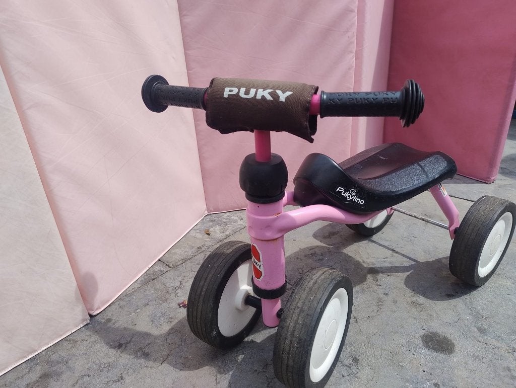 roze puky loopfiets, Ophalen, Gebruikt, Loopfiets