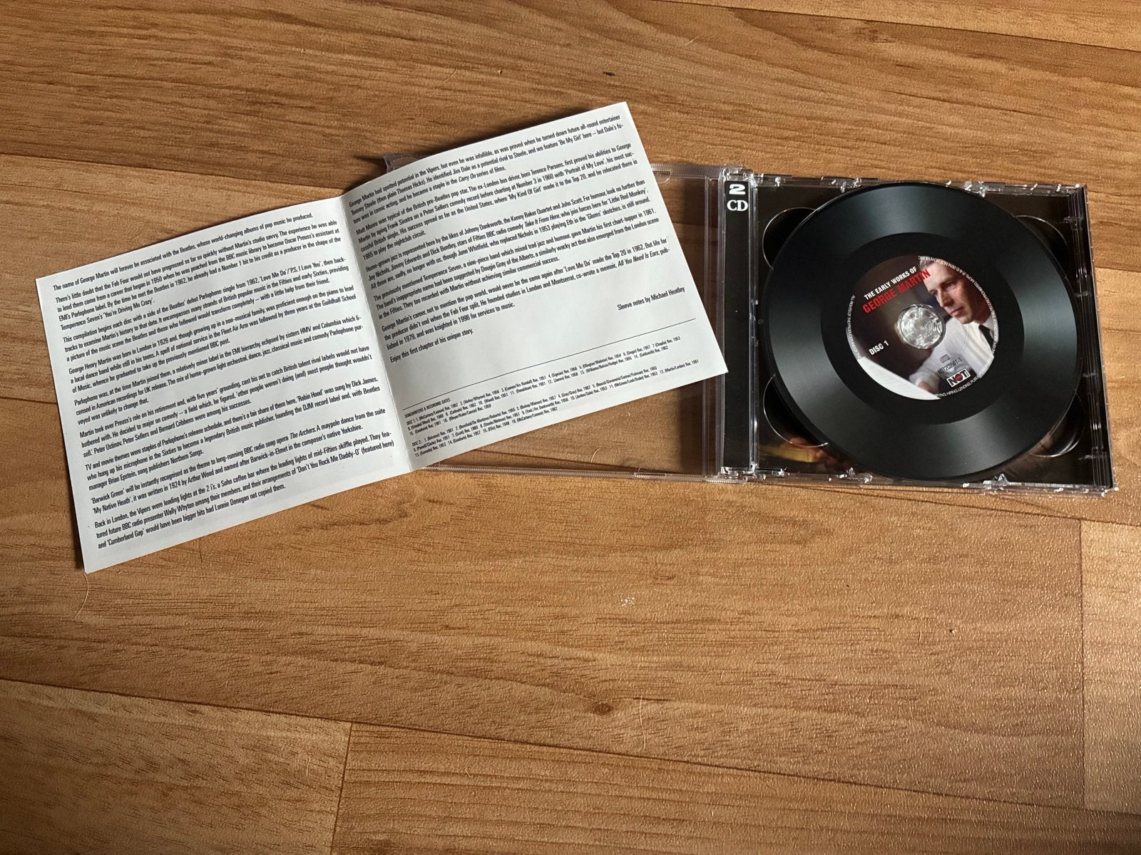 The Early Works of George Martin - 2CD Album, Ophalen of Verzenden, Zo goed als nieuw, Album, Inclusief boekje