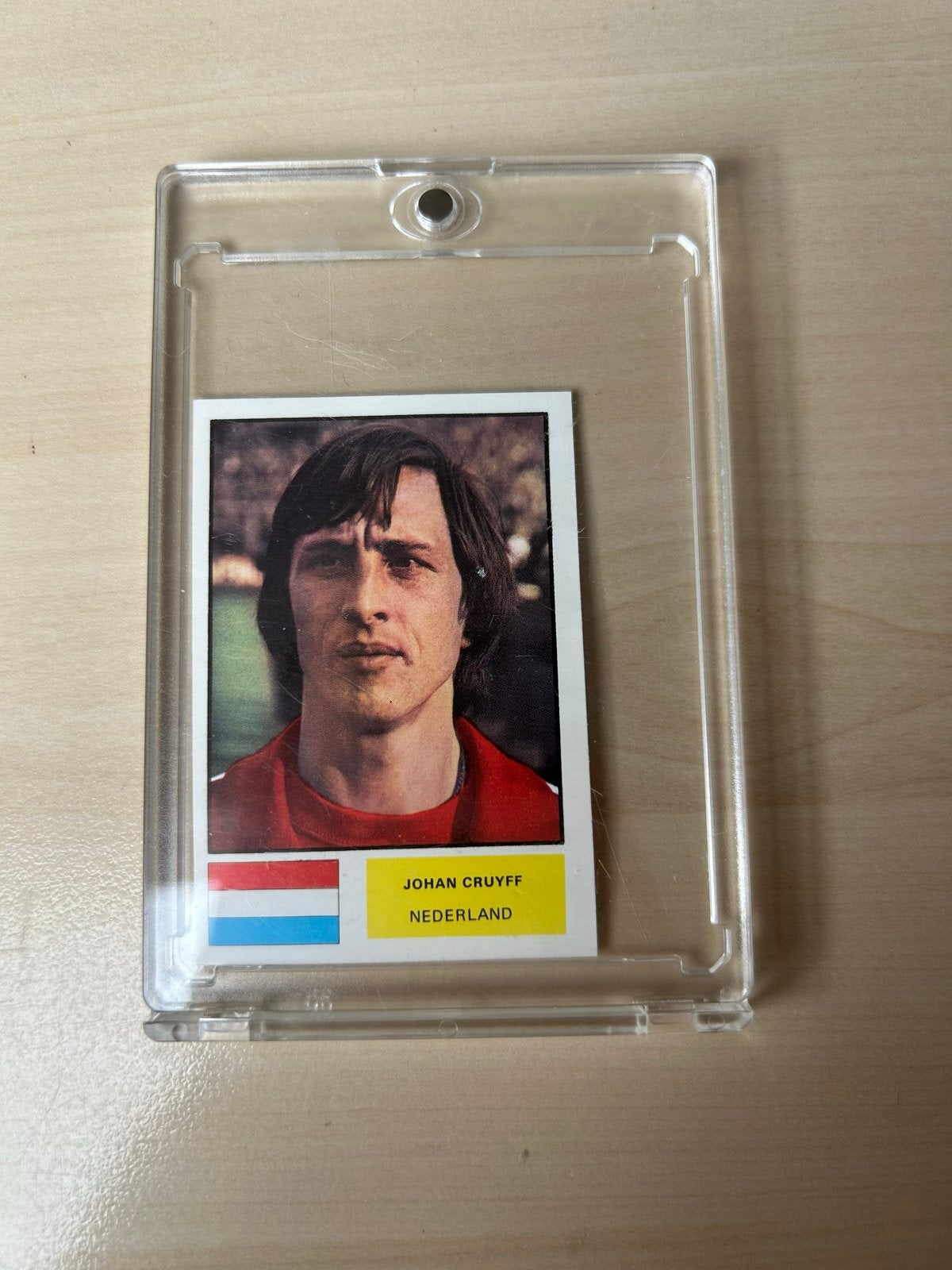 Johan Cruijff Spelerskaart - Nederland, Ophalen of Verzenden, Gebruikt, Overige binnenlandse clubs, Poster, Plaatje of Sticker